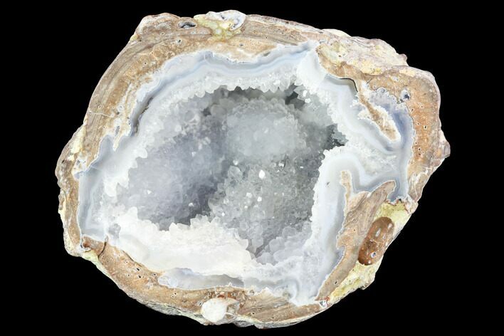 Crystal Filled Dugway Geode (Polished Half) #121651